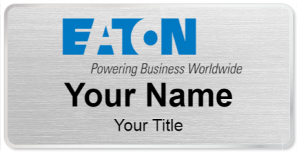 Custom name badges for Eaton