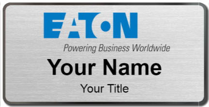 Custom name badges for Eaton