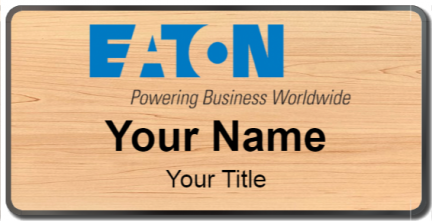 Custom name badges for Eaton