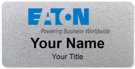 Custom name badges for Eaton