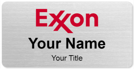 Custom name badges for Exxon