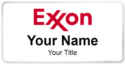 Custom name badges for Exxon