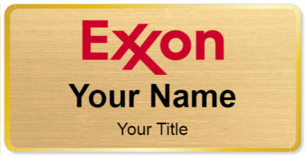 Custom name badges for Exxon