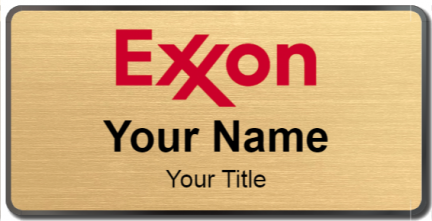 Custom name badges for Exxon