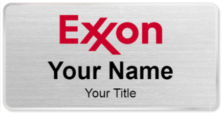 Custom name badges for Exxon