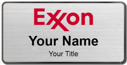 Custom name badges for Exxon