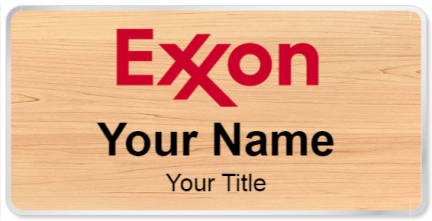 Custom name badges for Exxon