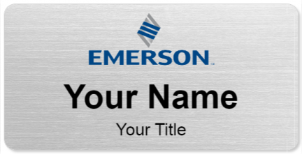 Custom name badges for Emerson