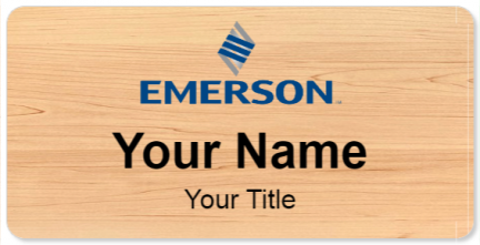 Custom name badges for Emerson