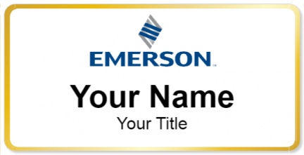 Custom name badges for Emerson