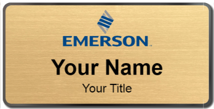 Custom name badges for Emerson