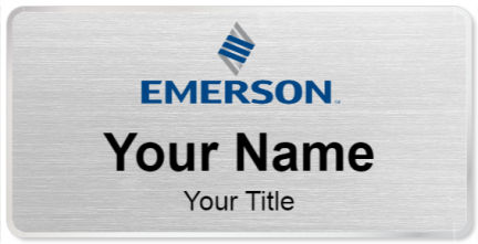 Custom name badges for Emerson
