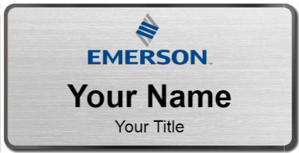 Custom name badges for Emerson