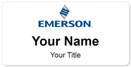 Custom name badges for Emerson