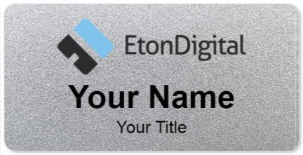 Custom name badges for Eton Digital