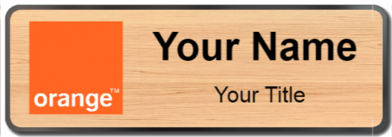 Custom name badges for Orange SA
