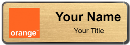 Custom name badges for Orange SA