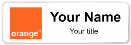Custom name badges for Orange SA
