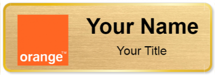 Custom name badges for Orange SA