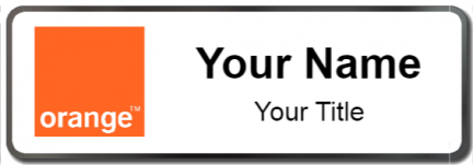 Custom name badges for Orange SA