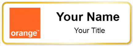 Custom name badges for Orange SA