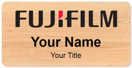 Custom name badges for Fuji Film