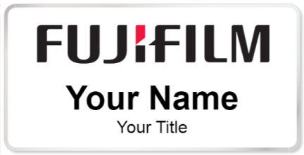 Custom name badges for Fuji Film