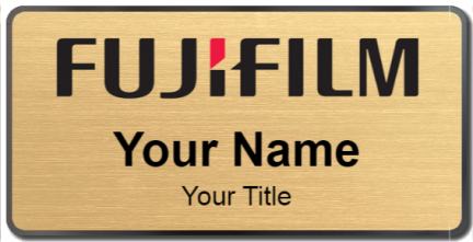 Custom name badges for Fuji Film