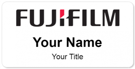 Custom name badges for Fuji Film
