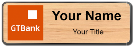 Custom name badges for GT Bank