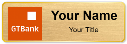 Custom name badges for GT Bank