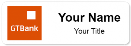 Custom name badges for GT Bank