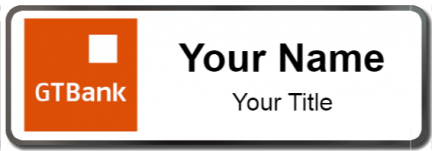 Custom name badges for GT Bank
