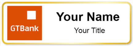 Custom name badges for GT Bank