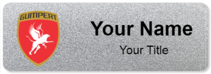 Custom name badges for Gumpert