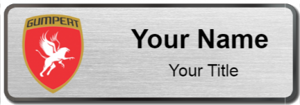 Custom name badges for Gumpert