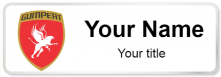 Custom name badges for Gumpert