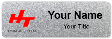 Custom name badges for Hyundai Telecom
