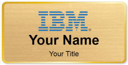 Custom name badges for IBM