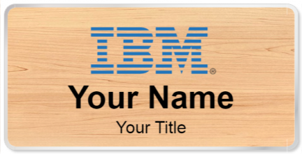 Custom name badges for IBM