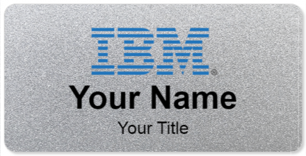 Custom name badges for IBM