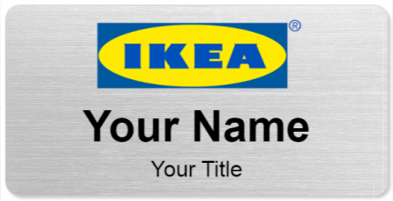 Custom name badges for Ikea