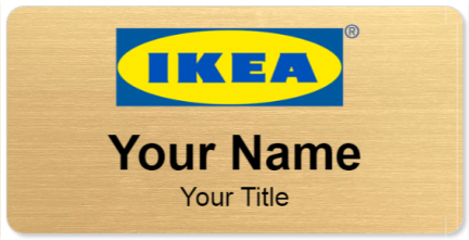 Custom name badges for Ikea