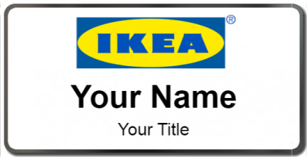 Custom name badges for Ikea