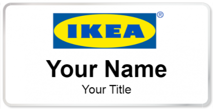 Custom name badges for Ikea