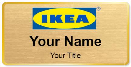 Custom name badges for Ikea
