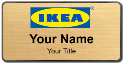 Custom name badges for Ikea