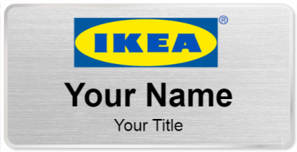 Custom name badges for Ikea