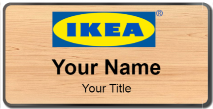 Custom name badges for Ikea