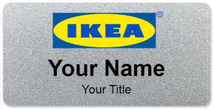 Custom name badges for Ikea